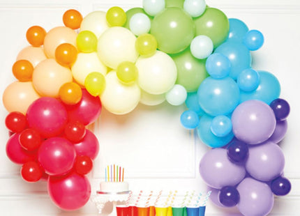 Ballongirlande 78 Ballons | Regenbogen