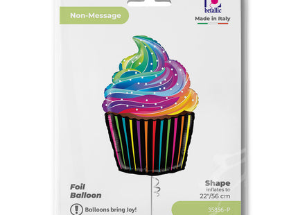 ABC Shape Cupcake Regenbogen 27"