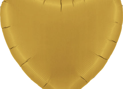 ABC36 Uni Herz 90cmØ, Gold Satin