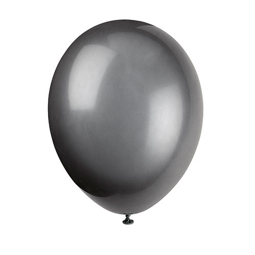 Latexballon Ø30cm Uni ca.30cmØ/10St. Schwarz