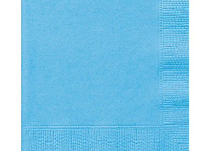 Servietten Uni 25x25cm/20St. Hellblau