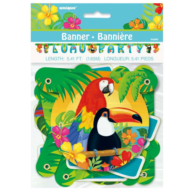 Banner Tropical Island Luau