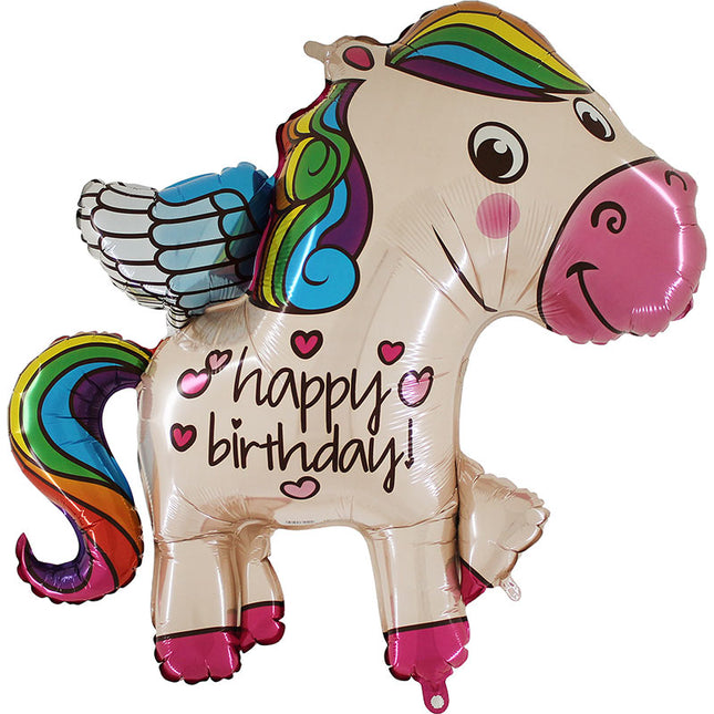 ABC Shape HB Rainbow Pony 114cm