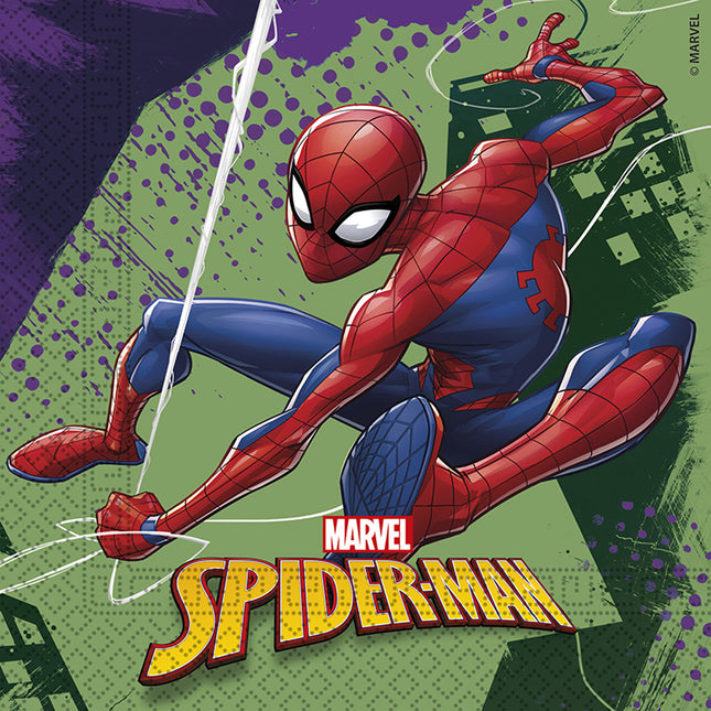 Servietten Spiderman 20Stk./33cm