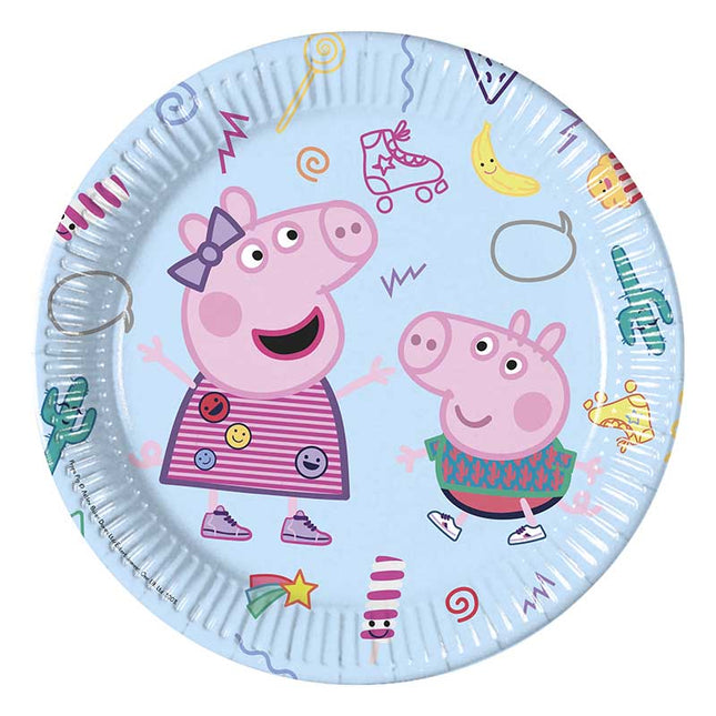 Pappteller Peppa Pig 23cmØ/8St.