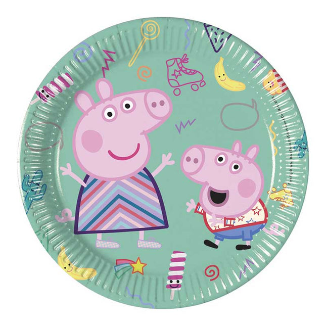 Pappteller Peppa Pig 20cmØ/8St.