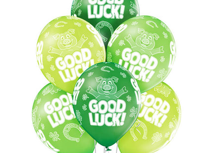 Latexballons Good Luck 12"/ca.30cmØ 6Stk.