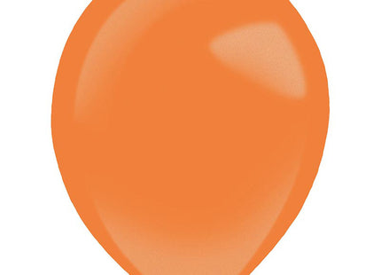 Latexballon Uni Metallic ca.27,5cmØ/50St. Orange