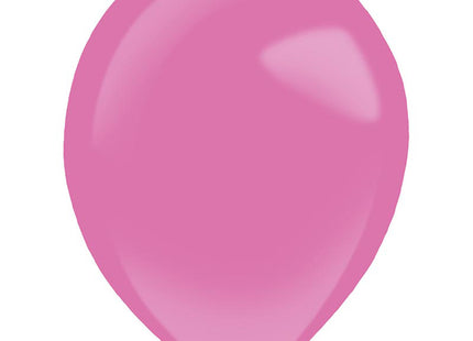 Latexballon Uni Pastell 27,5cmØ/50Stk. | Hot Pink