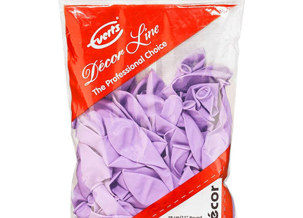 Latexballon Uni Pastell 27,5cmØ/50Stk. | Lavendel