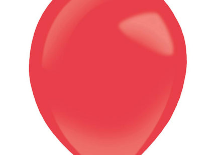 Latexballon Uni Pastell 27,5cmØ/50Stk. | Rot