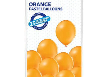 Latexballons Uni ca.12cmØ 25St. Orange