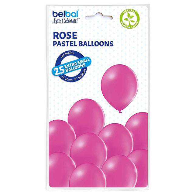 Latexballons Uni ca.12cmØ 25St. Magenta 010