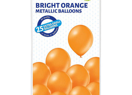 Latexballons Uni Met ca.12cmØ 25St. Orange