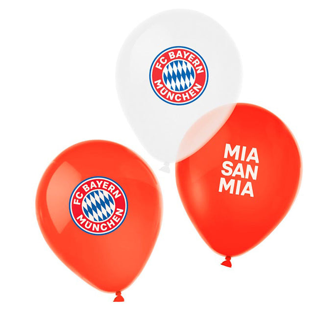 Latexballon FC Bayern München ca.27,5cm/6Stk.