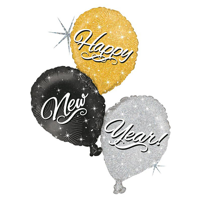 ABC Shape HNY Ballon Trio ca. 101cm Holo