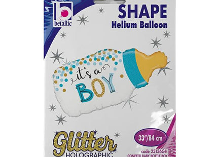 ABC Shape It's a Boy Flasche Glitter ca. 84cm