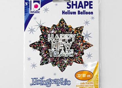 ABC Shape Happy New Year Feuerwerk 81cm