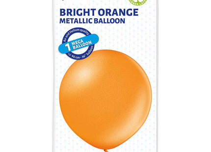 Latexballon U250 ca. 80cmØ 1St. Met. Orange#081