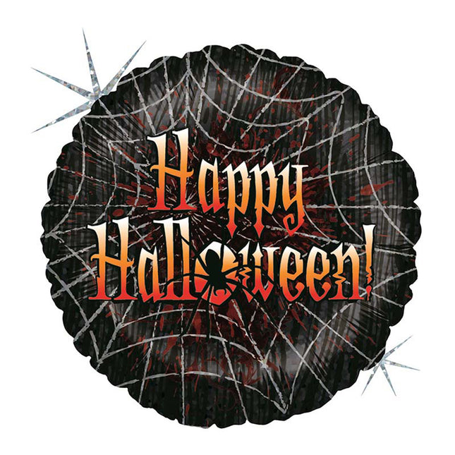 ABC18 Happy Halloween Spinnennetz