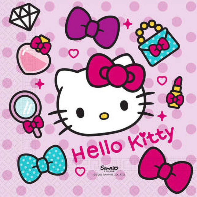 Servietten Hello Kitty 20Stk/33x33cm FSC