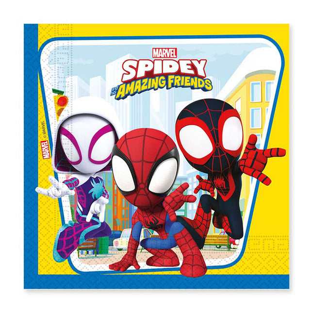 Servietten Spidey 20Stk/33x33cm FSC