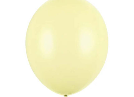 Latexballon 30cmØ Uni Pastell | 50Stk. - Hellgelb