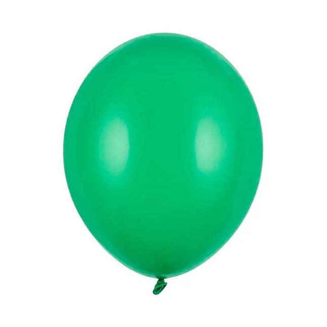 Latexballon 30cmØ Uni Pastell | 50Stk. - Dunkelgrün