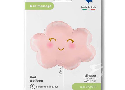 ABC Shape Wolke rosa Satin (B)