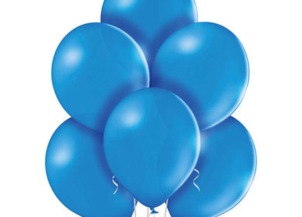 Latexballons Uni ca.30/33cmØ/25St. Mittelblau #012