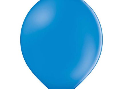 Latexballons Uni ca.30/33cmØ/25St. Mittelblau #012