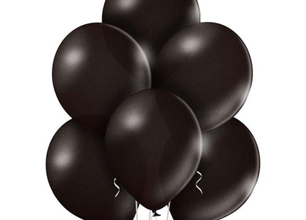 Latexballons Uni Met ca.30/33cmØ/25St. Schwarz#090