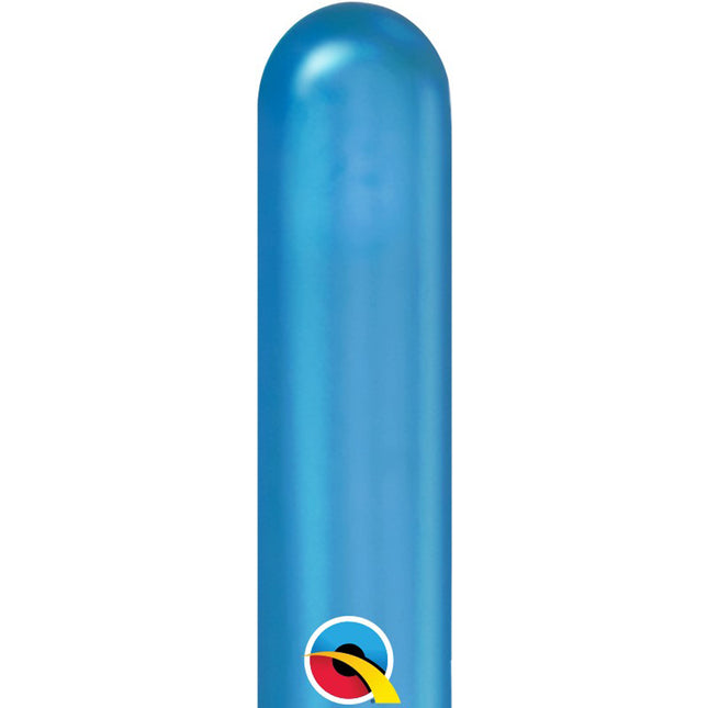 Modelling Ballons 260Q 100St. Chrome Blau