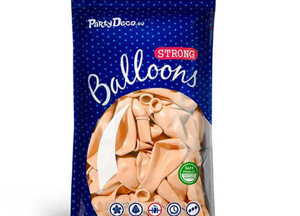 Latexballon 30cmØ Uni Pastell | 50Stk. - Peach