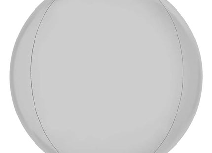 Orbz 4D Globe Platinum Satin Weiß 15" Bulk