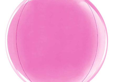 Orbz 4D Globe Platinum Fuchsia 15" Bulk