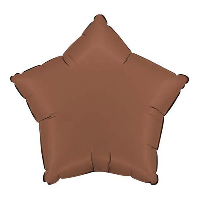 Uni 18 Stern ca. 45 cm ø Chocolate Satin