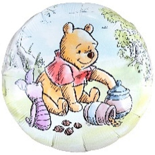 Folienballon Lose - Winnie Pooh Rund (#) - HF18