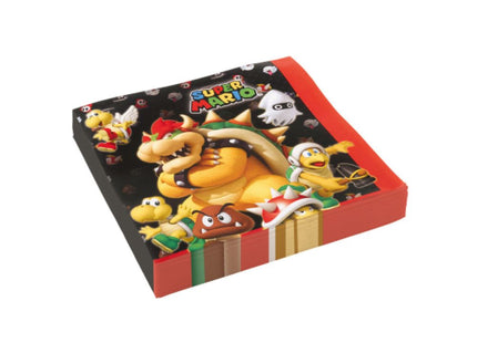 Servietten Super Mario 33x33cm/20Stk.