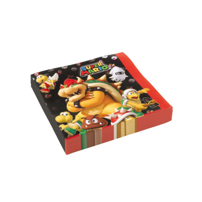 Servietten Super Mario 33x33cm/20Stk.