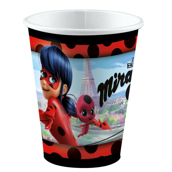 Pappbecher Miraculous 250ml/8Stk.