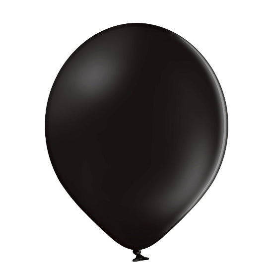 Latexballon Uni Pastell 30/33cmØ/25Stk. | Schwarz