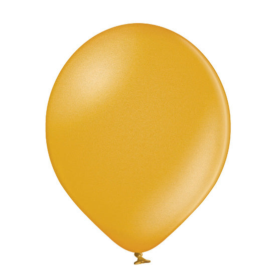 Latexballons Uni Met ca.30/33cmØ/25St. Gold #060