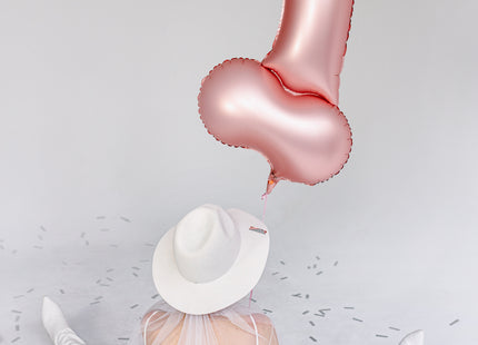 ABC Folienballon Shape Penis Rosegold | 46x88cm