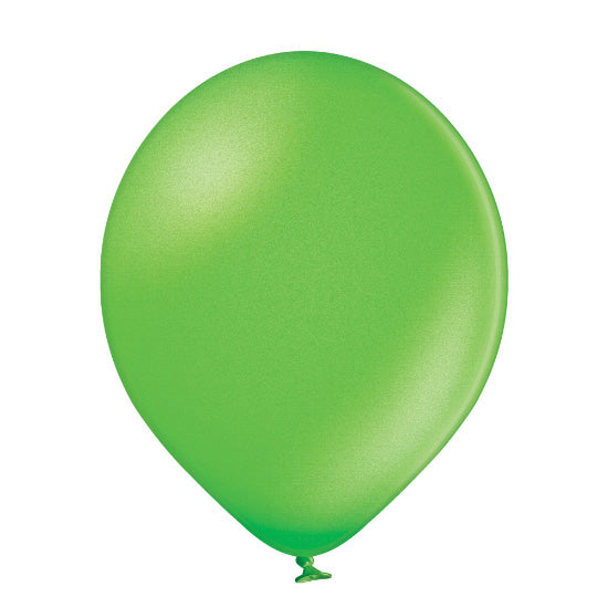 Latexballon Uni Metallic ca.30/33cmØ/100St. Limettengrü