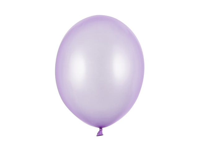 Latexballon Ø30cm "Uni Metallic" | 10 Stk. Wist. Lila