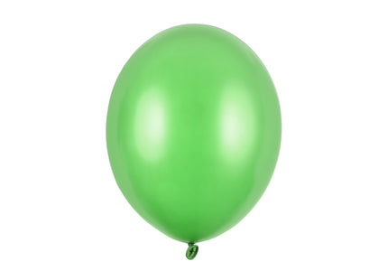 Latexballon Ø30cm "Uni Metallic" | 10 Stk. Bright Green