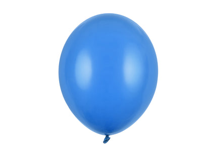 Latexballon 30cmØ Uni Pastell | 50Stk. - Mittelblau