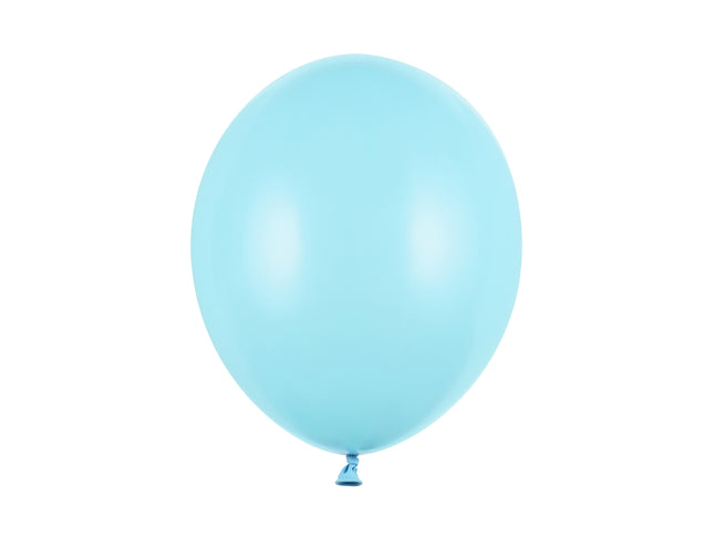 Latexballon Ø30cm "Uni Pastell" | 10 Stk. Light Blue