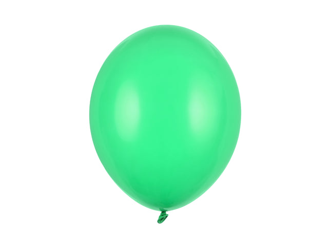 Latexballon Ø30cm "Uni Pastell" | 10 Stk. Green